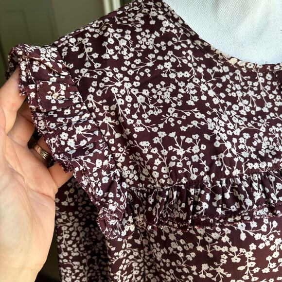 Rebecca Minkoff Selandra Floral Ruffle Dress- Size Medium - Picture 9 of 16